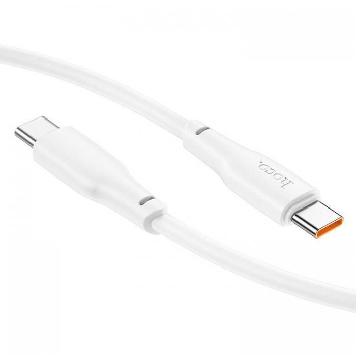 Hoco - Hoco USB-C till USB-C 100W 1m 3A Kabel X93 - Vit