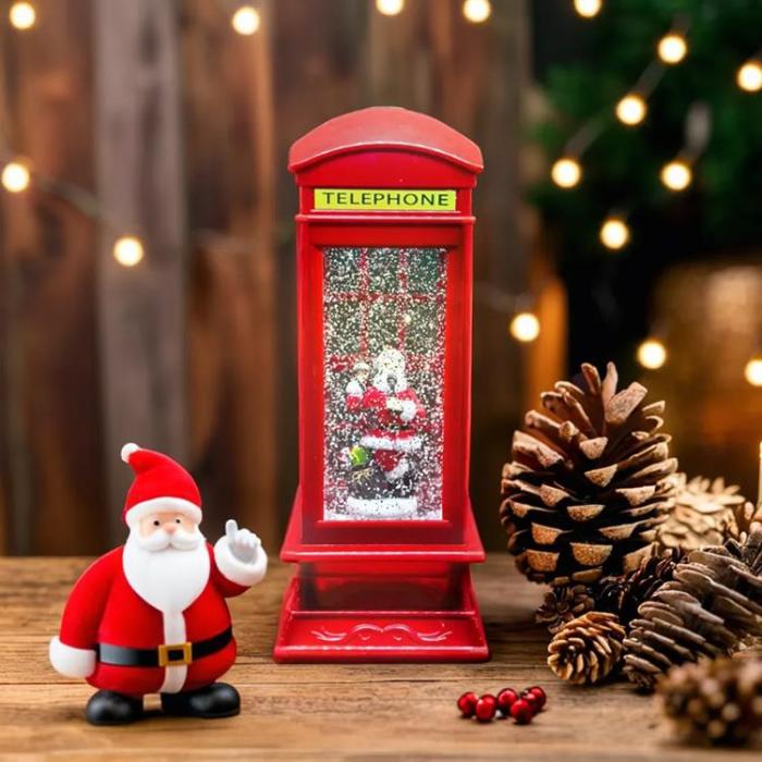 Forever Light - Forever Light Christmas Snow Globe Lykta PHONE BOX FLX-2