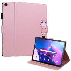 A-One Brand - Lenovo Tab M10 GEN 3 Fodral Kortplatser PU-läder - Rosa