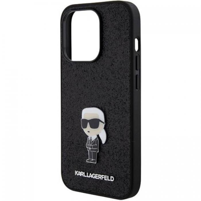 KARL LAGERFELD - KARL LAGERFELD iPhone 15 Pro Max Mobilskal Fixed Glitter Ikonik