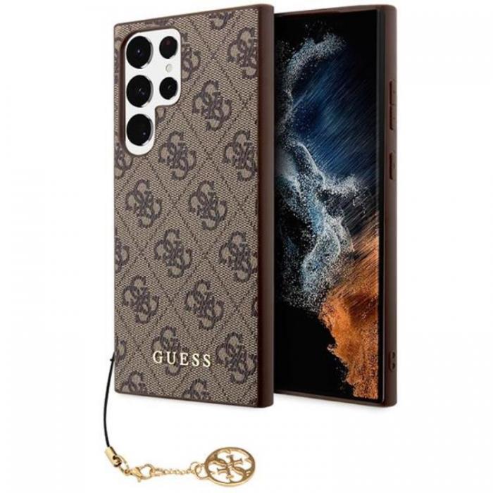 Guess - Guess Galaxy S24 Ultra Mobilskal Charms Collection - Brun