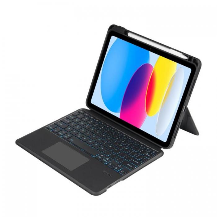 Tech-Protect - Tech-Protect iPad 10.9 (2022) Fodral SCMAG Pen + Keyboard - Svart