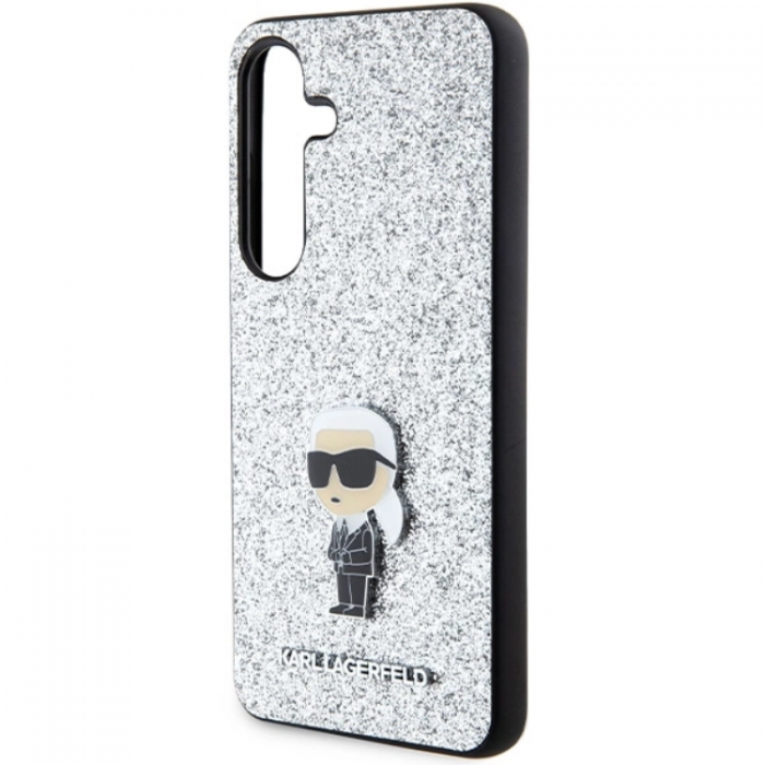 KARL LAGERFELD - KARL LAGERFELD Galaxy S24 Mobilskal Fixed Glitter Ikonik Logo