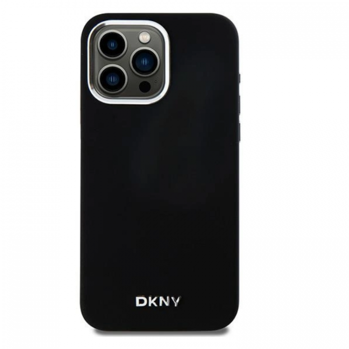 DKNY - DKNY iPhone 14 Pro Mobilskal Magsafe Liquid Silikon Small Metal Logo