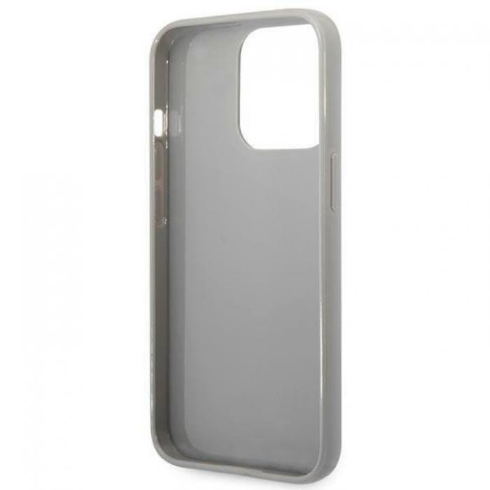 KARL LAGERFELD - Karl Lagerfeld iPhone 14 Pro Max Skal Monogram Iridescent - Silver