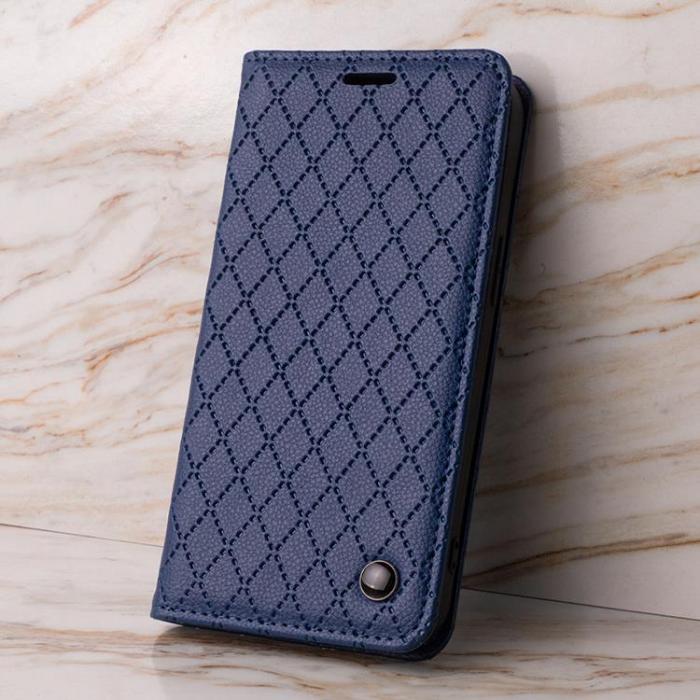 A-One Brand - iPhone 16 Plus Plnboksfodral Smart Caro - Marinbl