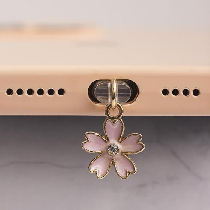 A-One Brand - Hngande Charms fr Mobil (USB-C) - Rosa