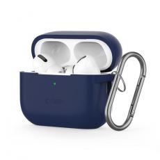 Tech-Protect - Tech-Protect Apple Airpods Pro 1/2 Skal Silikon Hook - Marinblå