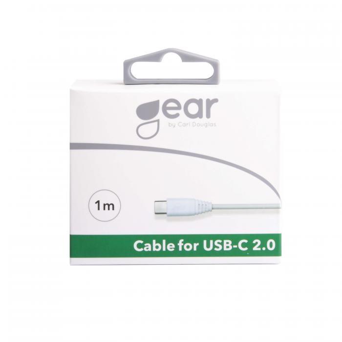 GEAR - GEAR Laddkabel USB-C till USB-A kabel USB-C 2.0 1m