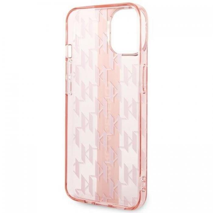 KARL LAGERFELD - Karl Lagerfeld iPhone 14 Plus Skal Mono Vertical Stripe - Rosa