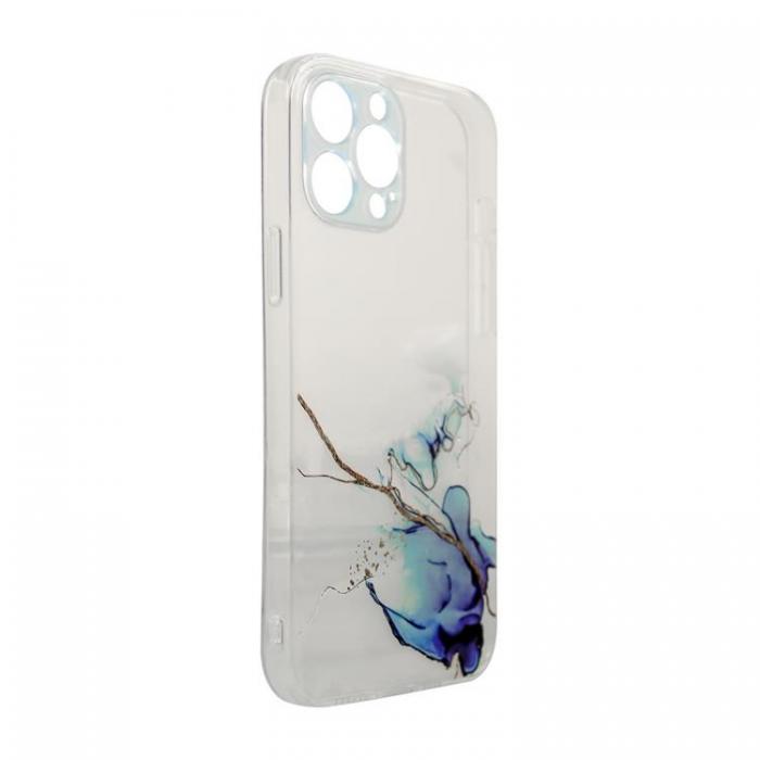 OEM - iPhone 13 Pro Max Skal Gel Marble - Bl