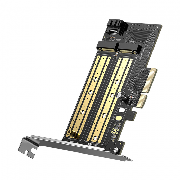 Ugreen - Ugreen Expansionskort Adapter PCIe 3.0x4 to SSD - Svart