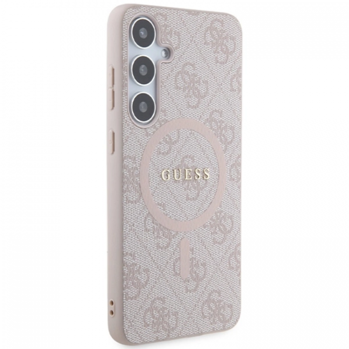 Guess - Guess Galaxy S24 Mobilskal Magsafe Collection - Rosa