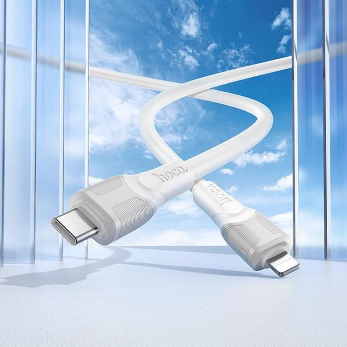 Hoco - Hoco USB-C till Lightning 27W 3m Kabel X106 - Vit