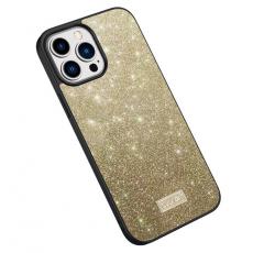 SULADA - SULADA iPhone 15 Pro Max Mobilskal Glitter Sequins - Guld