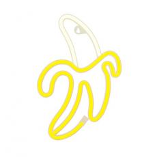 Forever Light - Forever Light LED Neon BANANA Bat FLNE10 + USB - Gul/Vit