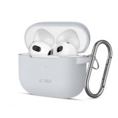 Tech-Protect - Tech-Protect Apple Airpods 3 Skal Silikon Hook - Crayon Grå