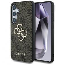 Guess - Guess Galaxy S25 Plus Mobilskal Big 4G Logo Classic - Brun