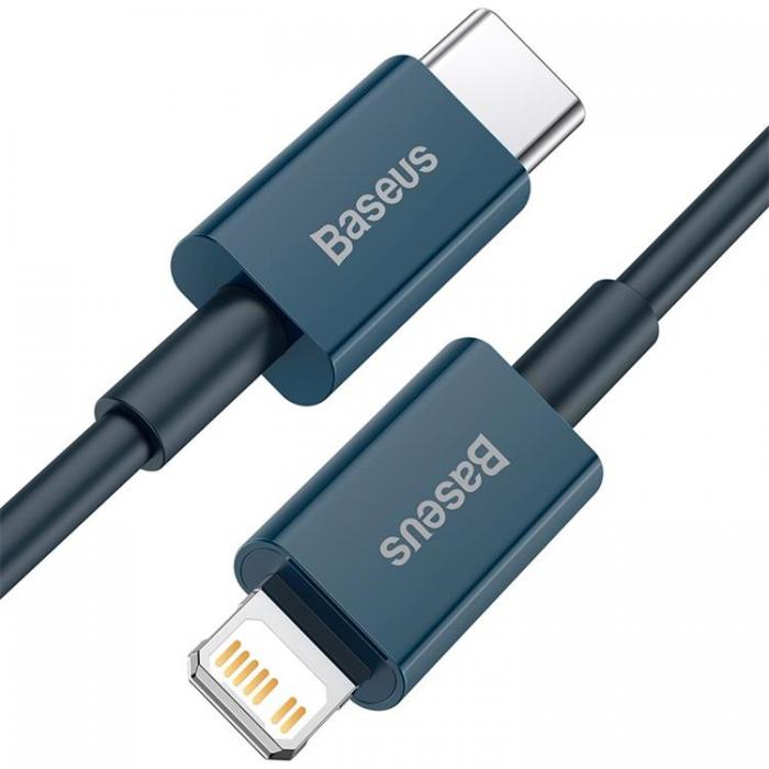 BASEUS - Baseus USB-C till Lightning kabel 20W 2m Superior PD - Bl