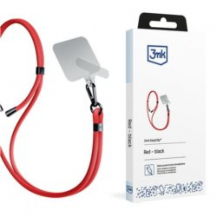 3MK - 3mk Mobil Lanyard Easyclip - Rd