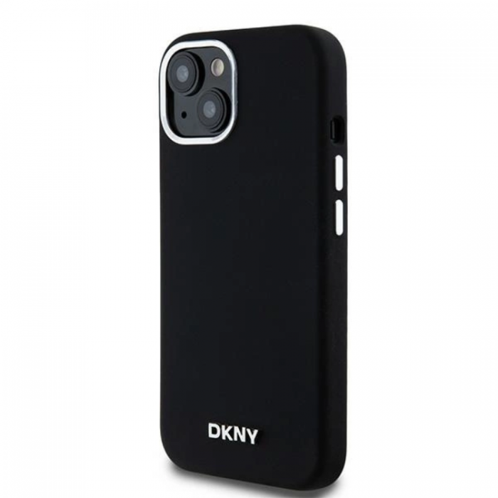 DKNY - DKNY iPhone 15/14/13 Mobilskal Magsafe Liquid Silikon Small Metal Logo