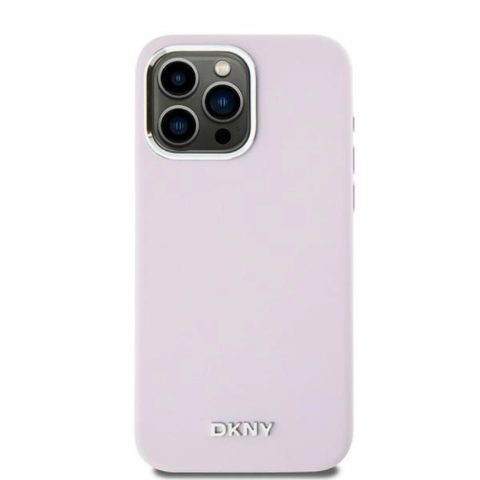 DKNY - DKNY iPhone 15 Pro Max Mobilskal Magsafe Liquid Silikon Small Metal Logo