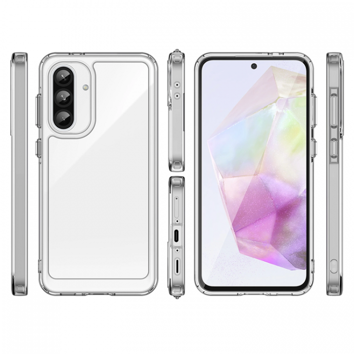 A-One Brand - Galaxy A26 Mobilskal Outer Space - Transparent