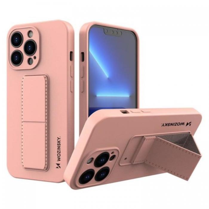 Wozinsky - Wozinsky iPhone 13 Pro Skal med Kickstand - Rosa