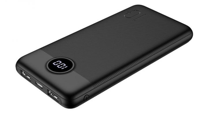 Veger - Veger Powerbank 10000 mAh PD QC 3.0 2A 20W L10S - Svart