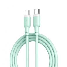 XO - XO USB-C Till USB-C 60W Kabel 1m PD NB208B - Grön