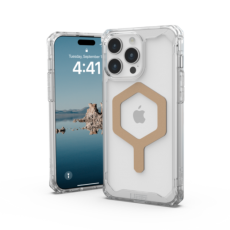 UAG - UAG iPhone 15 Pro Max Mobilskal Magsafe Plyo - Ice/Guld