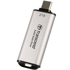 Transcend - Transcend Portabel Mini SSD USB-C 2TB - Silver