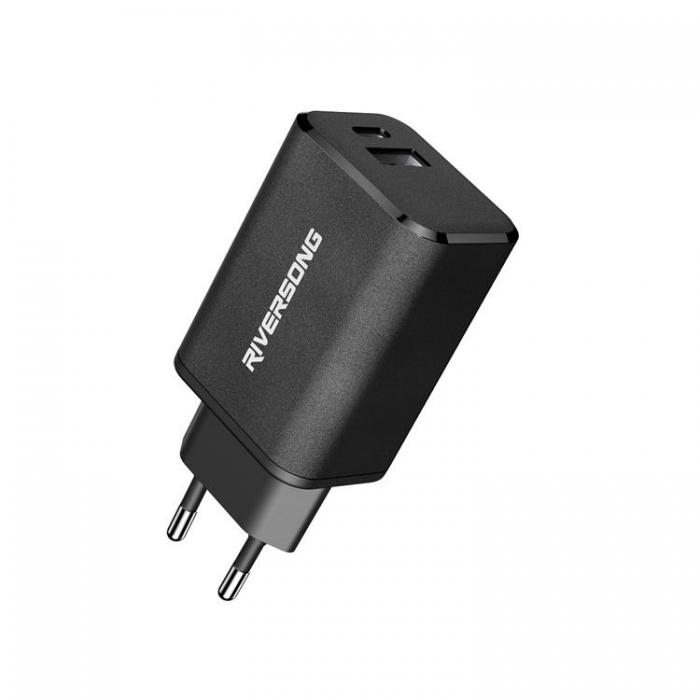 Riversong - Riversong Vggladdare USB Till USB-C 65W PowerKub G65 - Svart