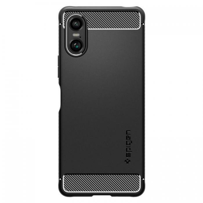 Spigen - Spigen Sony Xperia 10 VI Mobilskal Rugged Armor - Svart