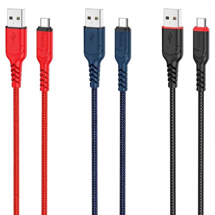 Hoco - Hoco USB-A till Micro-USB 2.4A 3m Kabel X59 - Svart