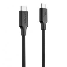 Proove - Proove USB-C - USB-C 60W Kabel 1m Striped Silicone - Svart