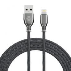 Forever - Forever Tornado USB-A till Lightning kabel 1m 3A - Svart