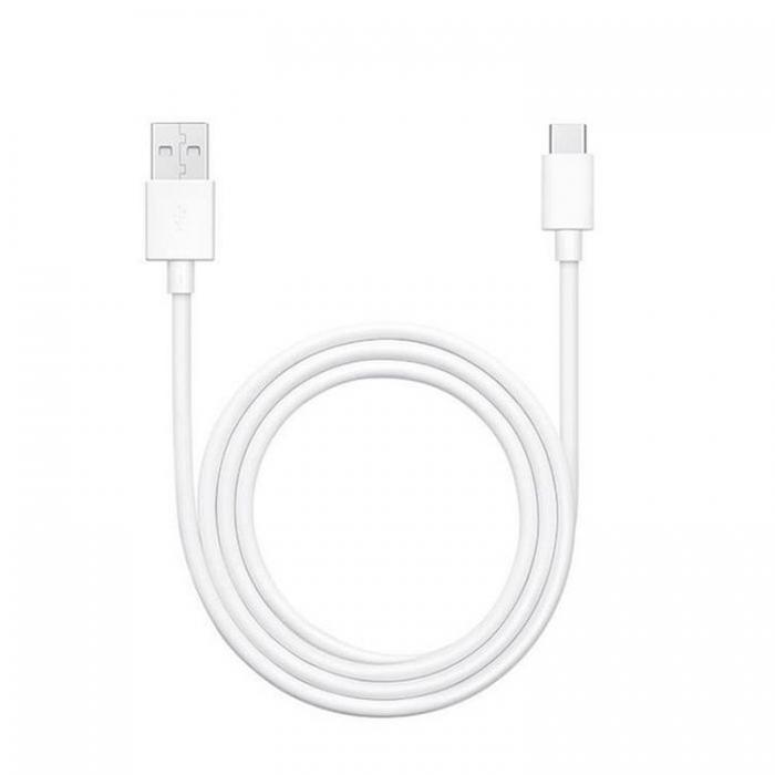 OPPO - OPPO USB-A Till USB-C 3A Kabel 1m Bulk - Vit