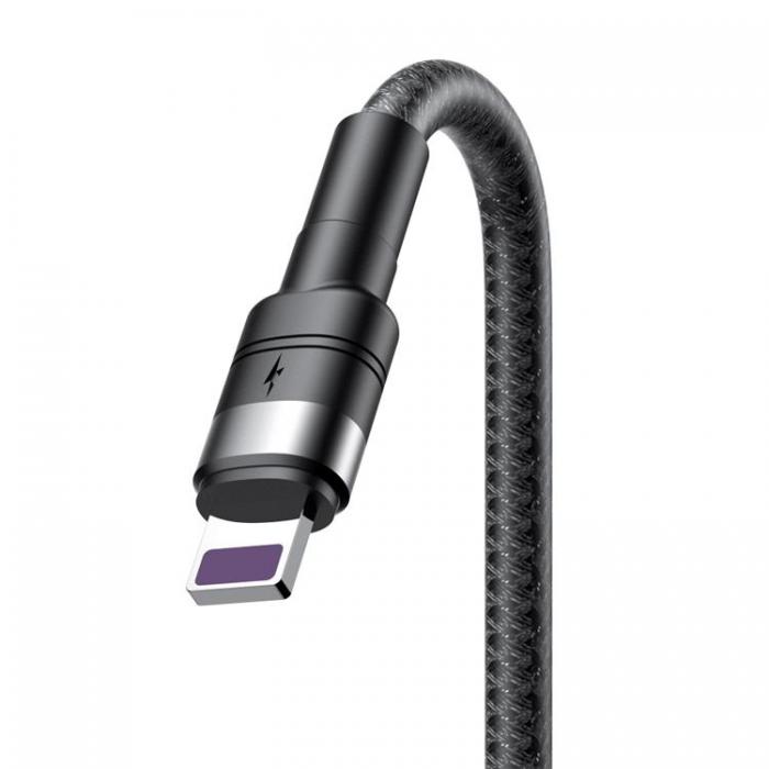 XO - XO 3in1 USB/MicroUSB/Lightning/Typ-C 40W 1.2m NB-Q191 - Svart