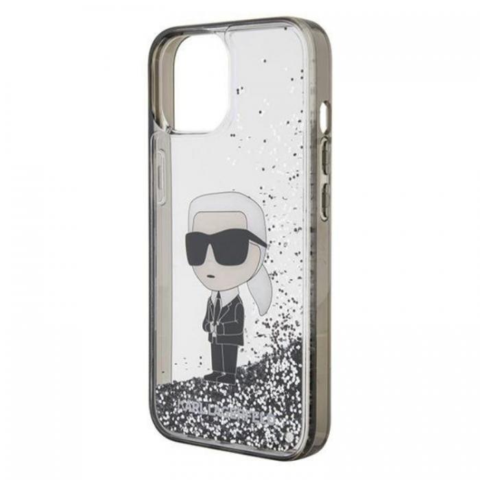 KARL LAGERFELD - Karl Lagerfeld iPhone 15 Mobilskal Liquid Glitter Ikonik