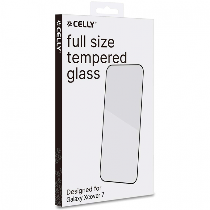 Celly - Celly Galaxy XCover 7 Hrdat Glas Skrmskydd Full Glass