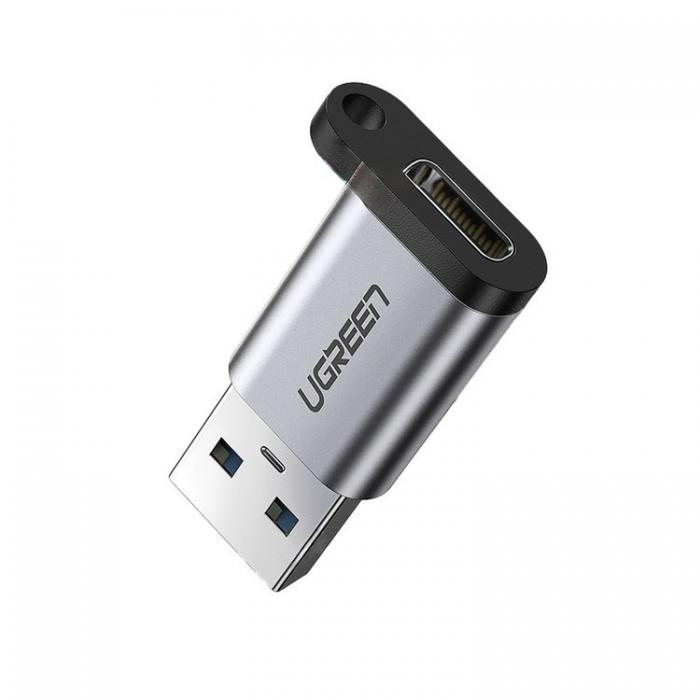 Ugreen - UGreen USB-C Hane till USB Hona Adapter - Gr