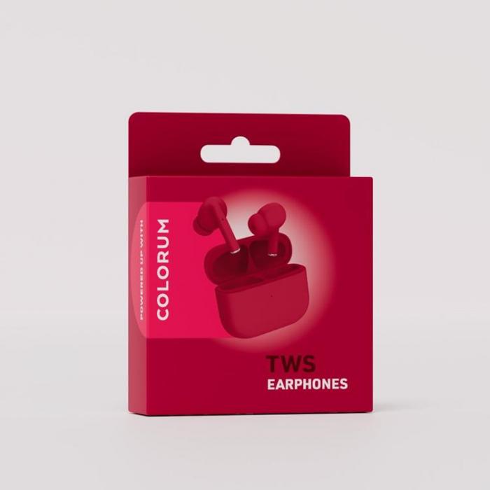 Colorum - Colorum TWS In-Ear Hrlurar Bluetooth CTWS-02 - Magenta