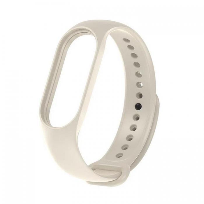 A-One Brand - Xiaomi Mi Smart Band 5/6/7 Armband Silikon 11 - Sand