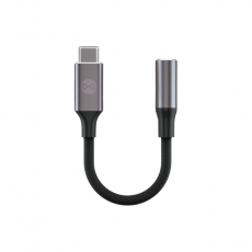 Forever - Forever Adapter Audio USB-C Till 3.5 mm AJC-01 - Svart