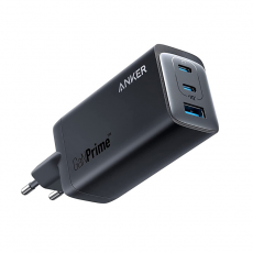 Anker - Anker Väggladdare 120W 2xUSB-C 1xUSB-A GaNPrime 737 - Svart