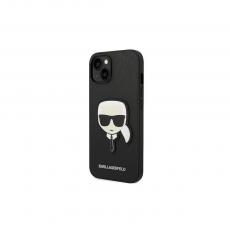 KARL LAGERFELD - Karl Lagerfeld Saffiano PU Skal för iPhone 14 Pro, Svart