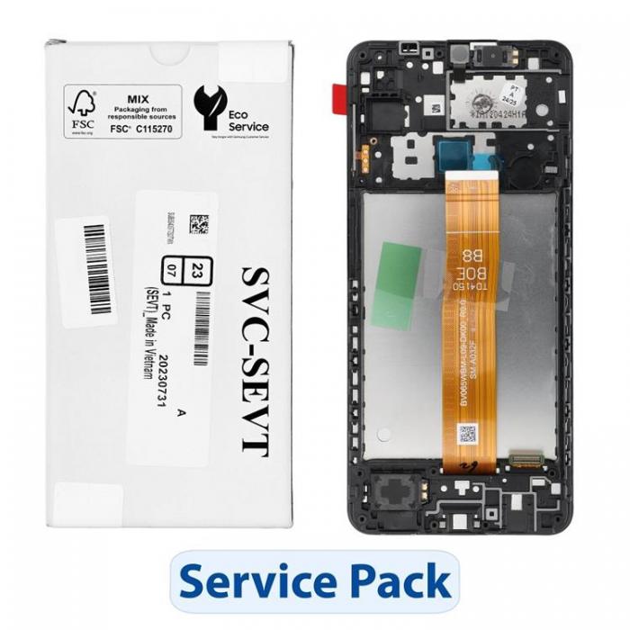 A-One Brand - Samsung A12 LCD Skrm ServicePack A127F GH82-26485A