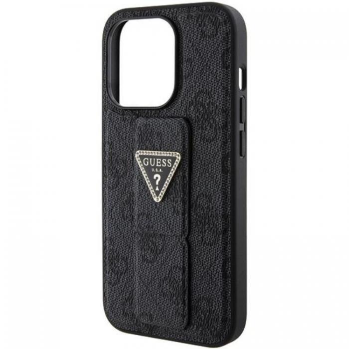 Guess - Guess iPhone 15 Pro Max Mobilskal Grip Stand Triangle Strass