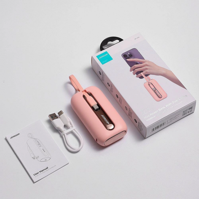 Joyroom - Joyroom Mini Powerbank 10000mAh 22.5W Colorful Series - Rosa